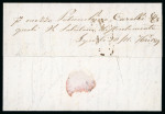 Stamp of Greece » Early Prephilatelic Period Pre-philatelic letter sent from Chania (Aug. 21st/Sept. 2rd, 1834) to Marseille (Sept.10th/22th, 1834), via Syros (Aug. 30th/Sept. 11th, 1834). Purified in Malta (Postmark of the lazaret on the front).