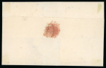 Stamp of Greece » Early Prephilatelic Period Registered pre-philatelic letter sent from Athens (Nov. 28th, 1849) to Aighion.