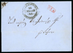 Stamp of Greece » Early Prephilatelic Period Pre-philatelic letter from Thessaloniki ((Sept. 11th, 1857) to Syros (Sept. 15th, 1857).