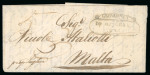 Stamp of Greece » Early Prephilatelic Period Pre-philatelic letter from Cefalonia (Oct. 10th, 1845) to Malta.