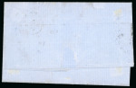 Stamp of Greece » Large Hermes Heads » Covers, frankings and destinations Unpaid letter from Trieste (Nov. 20th/Dec. 2nd, 1865) to Syros (Nov. 24th/Dec. 6th, 1865). Taxed at the arrival at 75 lepta.