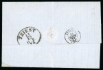 Stamp of Greece » Large Hermes Heads » Covers, frankings and destinations Paid letter from Patras (Nov. 23rd/Dec. 5th, 1875) to Trieste (Nov. 30th/Dec. 11th, 1875), via Corfou (Nov. 25th/Dec. 7th, 1875). Franked at 30 lepta.