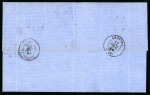 Stamp of Greece » Large Hermes Heads » Covers, frankings and destinations Unpaid letter from Manchester (Oct. 8th/20th, 1874) to Patras (Oct. 13th/25th, 1874), via Corfou (Oct. 12th/24th, 1874).Taxed at the arrival at 115 lepta