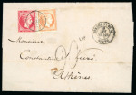 Stamp of Greece » Large Hermes Heads » Covers, frankings and destinations Unpaid letter from Paris (Dec. 16th/28th, 1869) to Athens (Dec. 25th, 1869/Jan. 6.th, 1870). Taxed at the arrival at 90 lepta