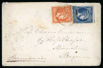 Stamp of Greece » Large Hermes Heads » Covers, frankings and destinations Three letters from Greece to Germany at the international U.P.U. rate (30 lepta) for a letter up to 15 grams