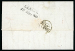 Stamp of Greece » Early Prephilatelic Period Purified pre-philatelic letter from Athens (Jan. 17th/29th, 1839) to Geneva (Feb. 3rd/15th, 1839), via Marseille (Jan. 30th/12th, 1839) et Lyon (Feb. 2nd/14th, 1839).