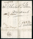 Stamp of Ireland » Postal History (Arranged alphabetically by County) Kilkenny: 1732 Entire to Dublin with a clear strike