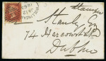 Stamp of Ireland » GB Used In Ireland Irish Spoon Cancels: 1854-1865 Specialised old-time