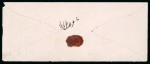 Stamp of Persia » Indian Postal Agencies in Persia Pre Postal Agency Mail 1865 Singapore to Yazd envelope with contents