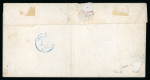 Stamp of Switzerland / Schweiz » "Waadt", "Neuenburg", "Winterthur" 1853, Neuenburg, auf Brief von Carouge nach Genf