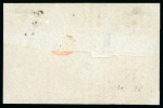 Stamp of Switzerland / Schweiz » Rayonmarken » Rayon I, dunkelblau mit Kreuzeinfassung 1851, Rayon I dunkelblau mit Kreuzeinfassung in Mischfrankatur mit Rayon I dunkelblau ohne Kreuzeinfassung