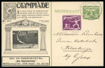 Stamp of Olympics » Collections & Miscellaneous Lots 1896-36, Collection of proper Olympic issue usages, written up in two albums and various on loose stockpages