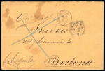 Stamp of Italy » Regno d'Italia Italy 1879 Stabilimento Musicale advertising envelope used