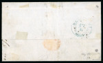 Stamp of Romania » 1866-67 Prince Carol I - Coloured Papers 1866 Prince Carol 20 parale on thick (rose) and thin paper, on letters sent from Bucharest to Braila and Ploiesti.