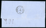 Stamp of Romania » 1872-79 Prince Carol I - Perforated Romania 1879 entire Kiustendje to Bucarest 15b
