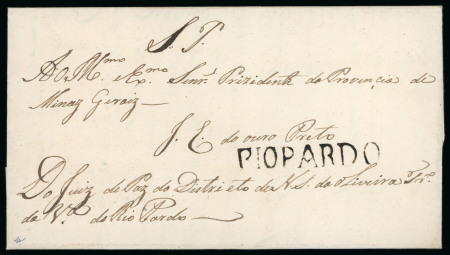 Stamp of Brazil » Postal History Brazil 1838 Official entire from Rio Pardo