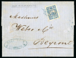 Stamp of Russia » Russian Post in Levant Russia Levant 1866 2pi horizontal network entire Alexandrtette