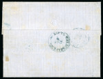 Stamp of Russia » Russian Post in Levant Russia Levant 1866 2pi horizontal network entire Alexandrtette