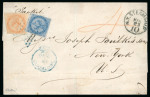 Stamp of Great Britain » British Post Offices Abroad » Crown Circle Handstamps 1868 Paid at Guadeloupe crown circle in blue