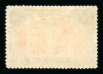 Stamp of Rhodesia 1910-1913, 7/6d carmine and-bright chalky blue, a lovely