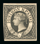 Stamp of Ionian Islands » 	British Protectorate » 1859 Issue (S.G. 1-3) Ionian Islands 1859 Perkins Bacon black proof