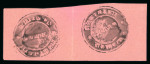 Stamp of Indian States » Indore 1889 1/2a collection on 2 pages incl. tête-bêche pair SG 4a