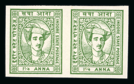 Stamp of Indian States » Indore 1940-46 Times of India issue study collection including proofs