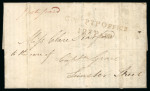 Stamp of Ireland » Pre-Stamp Postal History » Local Post Period - 1773-1840 1816 (9.5) Printed entire from the Stamp Office, unusually