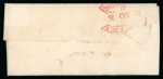 Stamp of Ireland » Pre-Stamp Postal History » Local Post Period - 1773-1840 1817 Miniature entire sent locally within Dublin to