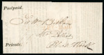 Stamp of Ireland » Pre-Stamp Postal History » Local Post Period - 1773-1840 1817 (14.6) Printed folded letter sheet sent to Blackrock