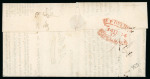 Stamp of Ireland » Pre-Stamp Postal History » Local Post Period - 1773-1840 1817 (14.6) Printed folded letter sheet sent to Blackrock