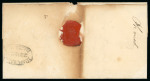 Stamp of Ireland » Pre-Stamp Postal History » Local Post Period - 1773-1840 1822 (283) Folded letter sheet sent to Mount Jerome