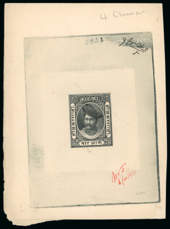 Stamp of Indian States » Indore Revenues: Study collection including proofs