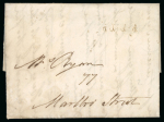 Stamp of Ireland » Pre-Stamp Postal History » Local Post Period - 1773-1840 1801 (5.12) Folded entire sent locally within Dublin