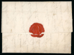 Stamp of Ireland » Pre-Stamp Postal History » Local Post Period - 1773-1840 1801 (5.12) Folded entire sent locally within Dublin
