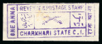 Stamp of Indian States » Charkhari 1912-21 Provisionals small group
