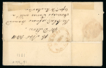 Stamp of Ireland » Pre-Stamp Postal History » Local Post Period - 1773-1840 1811 (16.11) Folded entire from Arran Quay to Sackville Street sent within the Dublin Penny Post, showing a black readable strike of the 2-line "QUENN ST / PENNY POST" with unusual error for QUENN for QUEEN, and "1" hs o