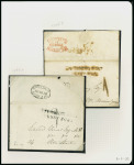 Stamp of Ireland » Postal History (Arranged alphabetically by County) Dublin - City: 1811-30 Attractive assembly of various