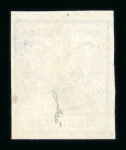 Stamp of Austria » 1850 Issue Austria Österreich 1850 3Kr Probe in blau