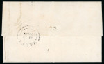 Stamp of Ionian Islands » 	British Protectorate » Crown Circle Handstamps (S.G. CC1 - CC4) Ionian Islands 1848 Paid at Zante entire to Marseille