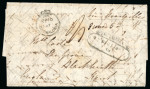Stamp of Ionian Islands » 	British Protectorate » Crown Circle Handstamps (S.G. CC1 - CC4) Ionian Islands 1849 Paid at Cephalonia entire