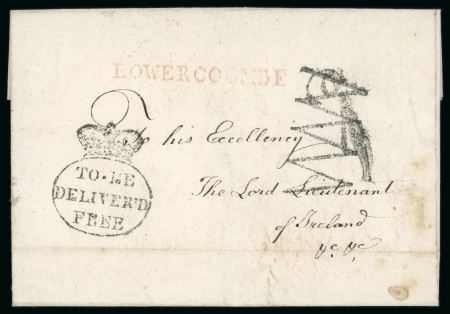 Stamp of Ireland » Pre-Stamp Postal History » Local Post Period - 1773-1840 1835 (20.2) Folded lettersheet sent locally within
