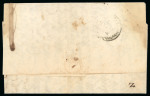 Stamp of Ionian Islands » 	British Protectorate » Crown Circle Handstamps (S.G. CC1 - CC4) Ionian Islands Paid At Corfu crown circle 1846 entire