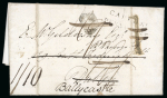 Stamp of Ireland » Postal History (Arranged alphabetically by County) Dublin - Capel Street: 1811 Folded entire from London