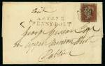 Stamp of Ireland » Postal History (Arranged alphabetically by County) Dublin - Artane: 1835 (24.3) Folded entire from Artane