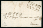 Stamp of Ionian Islands » Venetian Republic Ionian Islands 1765 entire Cephalonia to Venice, Letter Da Mare