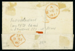 Stamp of Ireland » Postal History (Arranged alphabetically by County) Dublin - Fairview: 1840 1d black, plate 5 QK, tied