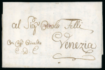 Stamp of Ionian Islands » Venetian Republic Ionian Islands 1783-85 2 entires Corfu to Venice