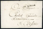 Stamp of Ionian Islands » Postal History Ionian Islands French Republican Rule 1797 entire