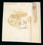 Stamp of Romania » 1858 (1st Nov.) - 1861 Moldavia - Handstruck at Jassy - Imperforate 80 parale brick red on fragment cancelled FRANCO JASSY in violet